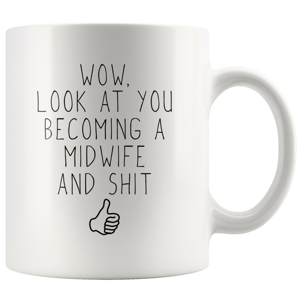 Midwife Gift Coffee Mug for Graduation or NARM CPM Celebration  