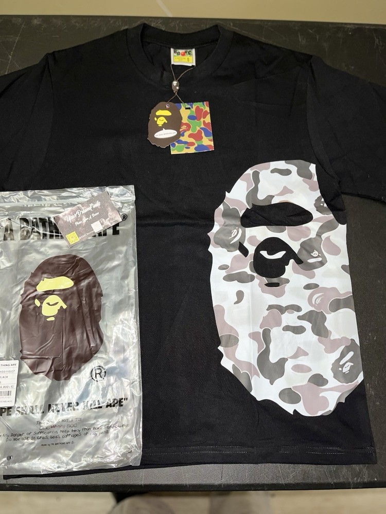 BAPE ABC Camo Side Big Ape T-Shirt Size Small