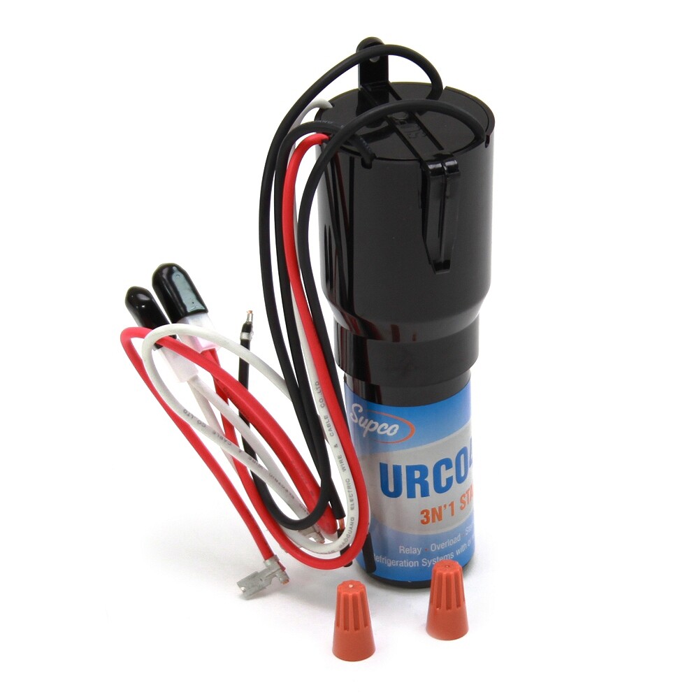 Hard Start Kit for Refrigerator 3-in-1 Relay Capacitor Overload Urco410 Replacement