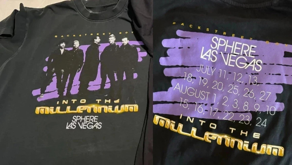 Backstreet Boys 2025 Shirt Residency Dates at Sphere Las Vegas T-Shirt