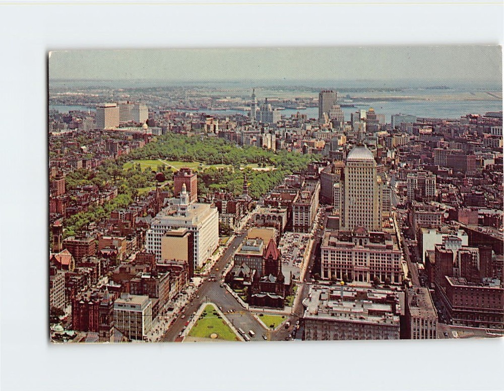 Postcard From the Skywalk Prudential Tower Boston Massachusetts USA