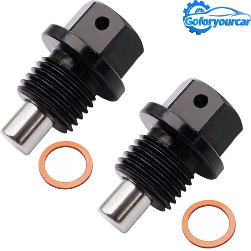 2pcs M14x1.5MM Car Universal Engine Magnetic Oil Drain Plug Screw Nut Bolt Sumps