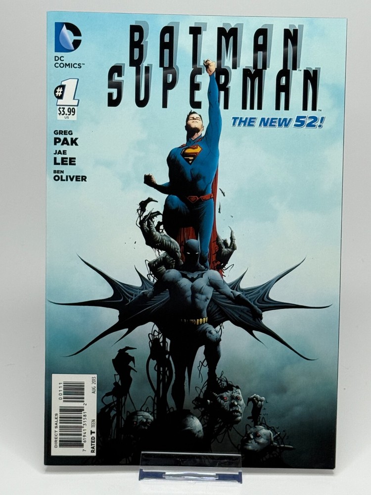 DC Batman Superman #1 (2013) The New 52 Greg Pak Jae Lee Key 1st Print