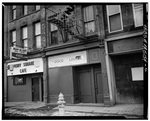 4. STREET FLOOR, OBLIQUE VIEW - Tracy Building, 532-527 French Street, Erie,