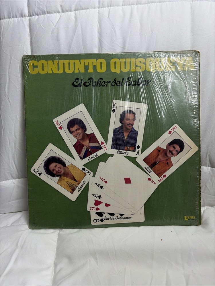 Conjunto Quisqueya – El Poker Del Sabor, Lp Vinyl,  Liznel Records