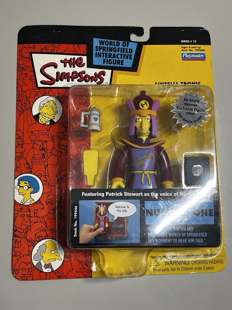 NUMBER ONE Simpsons World of Springfield Action Figure by Playmates – Classic Collectible New Model