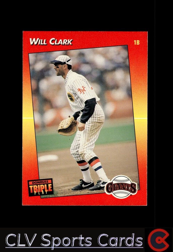 San Francisco Giants Will Clark #155 Baseball Near Mint or Better