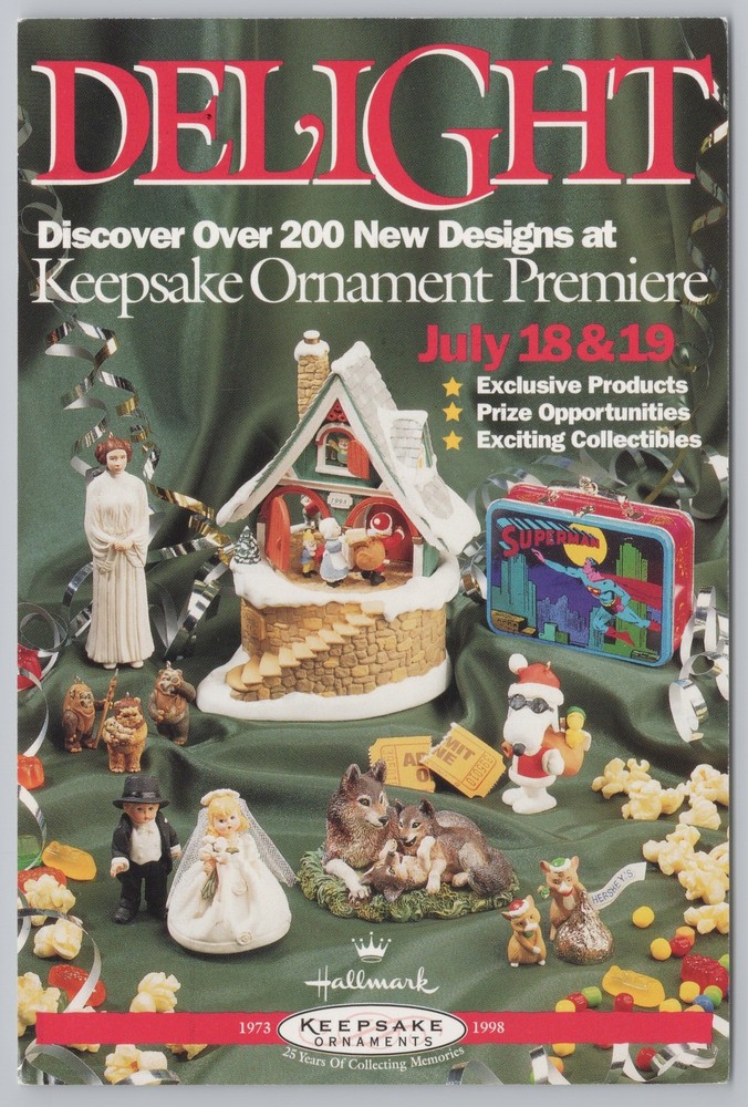 Hallmark Keepsake Ornaments~Princess Leia~Snoopy Santa~Superman~Continental PC
