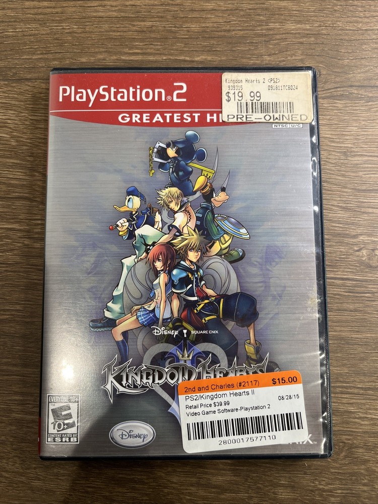 Kingdom Hearts 2 - Sony PlayStation 2 - Tested - Fast Shipping