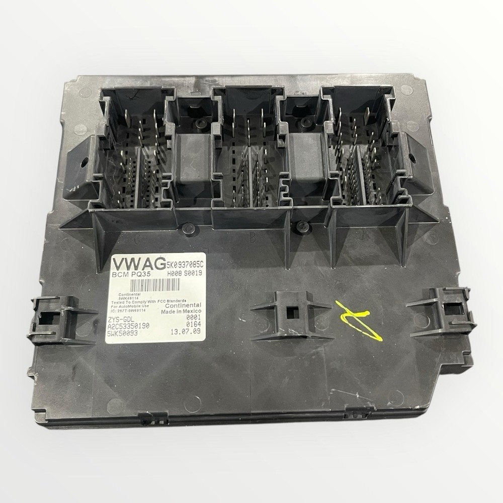 2010 VW VOLKSWAGEN JETTA BCM BCU BODY COMPUTER CONTROL MODULE 5K0937085C OEM