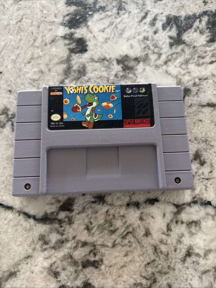 Yoshi's Cookie Super Nintendo SNES
