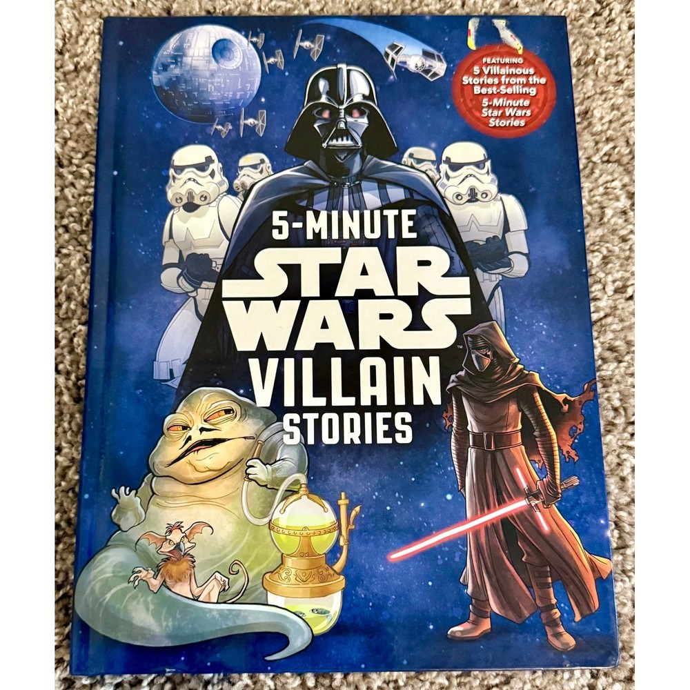 Disney Star Wars Villain Stories Book Kids Excellent 5-Minute Hardcover