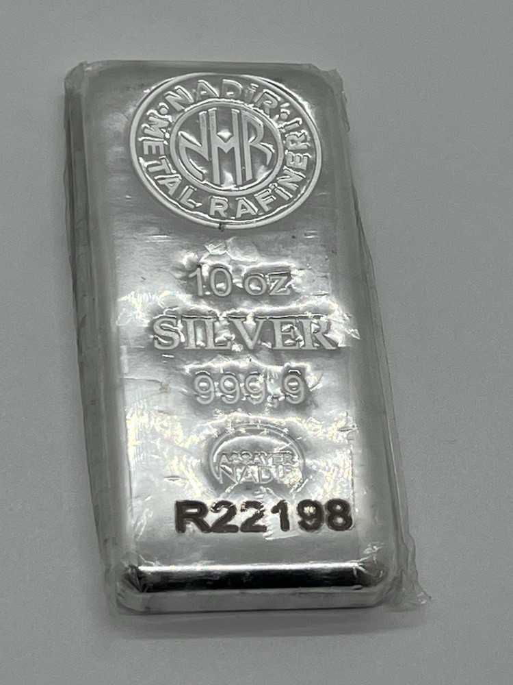 10 oz. Nadir Metal Rafineri Refinery Silver Bar - 999.9 Fine