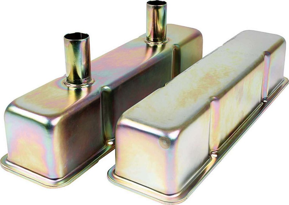Fits Valve Covers SBC Steel Zinc w/Tubes by Allstar Performance ALL26145