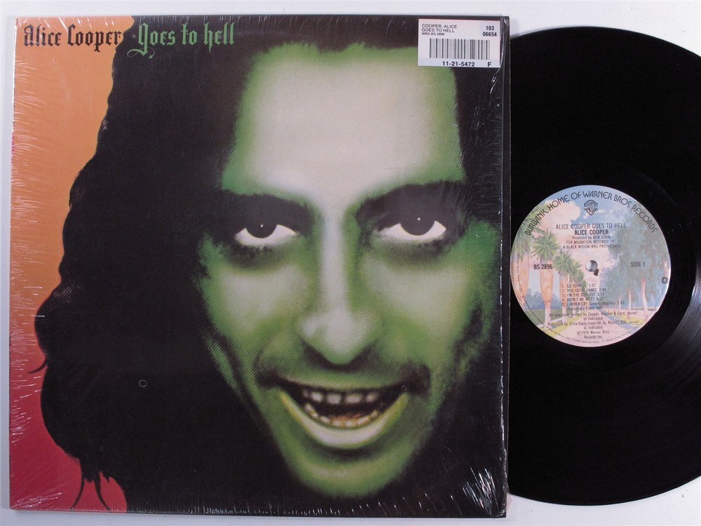 ALICE COOPER Goes To Hell WARNER BROS LP VG+ SHRINK f