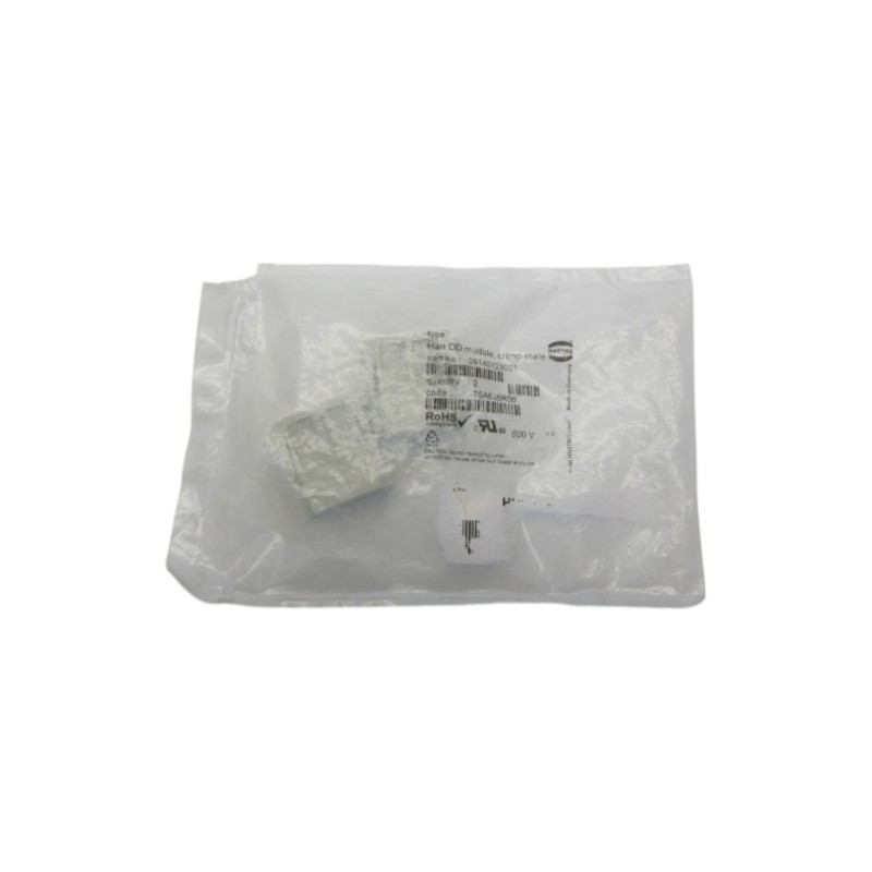 Harting 09140123001 Han Dd  (Pkg Of 2) Nsmp