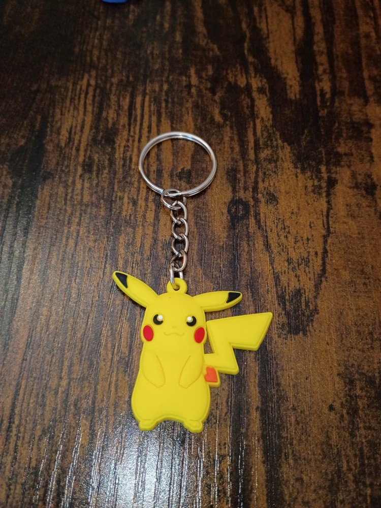Pokemon Pikachu PVC Rubber Keychain