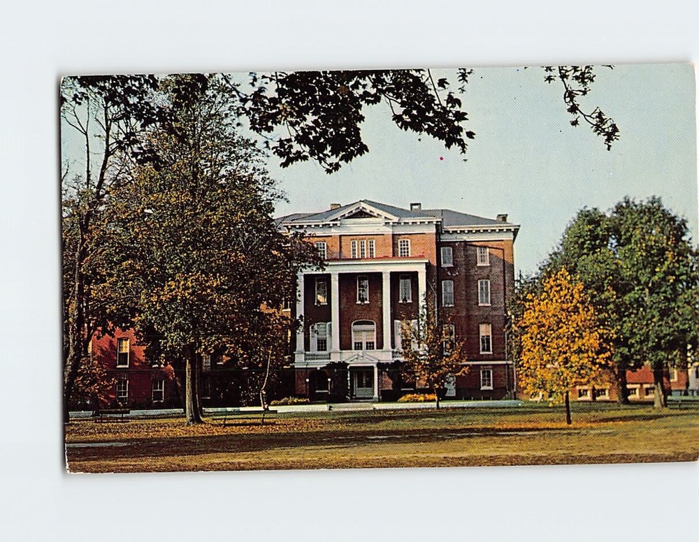 Postcard Old Main Wesley College Dover Delaware USA