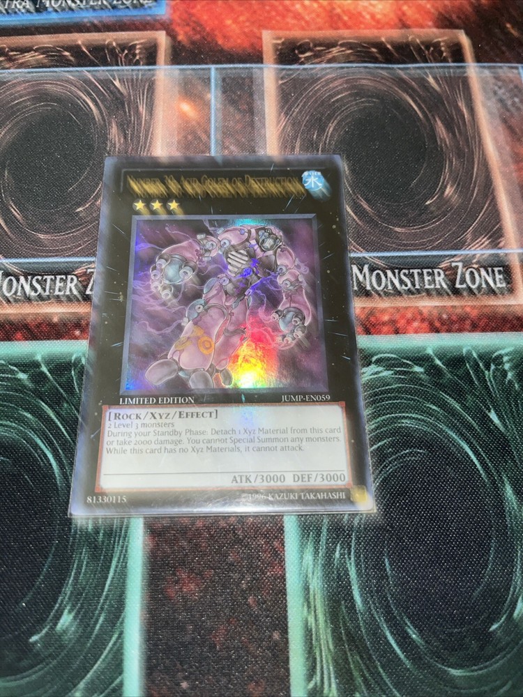YuGiOh Number 30 Acid Golem of Destruction JUMP-EN059 Ultra Rare Limited Edition-image