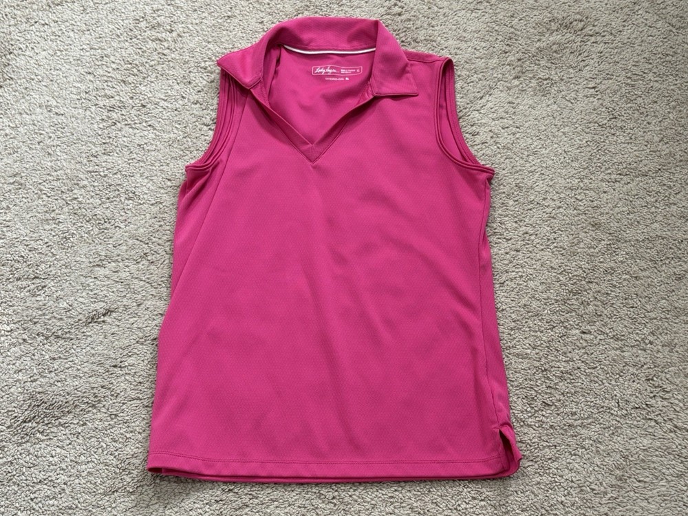 Lady Hagen Womens Small Pink Hydro-Dri Comfort Golf Shirt