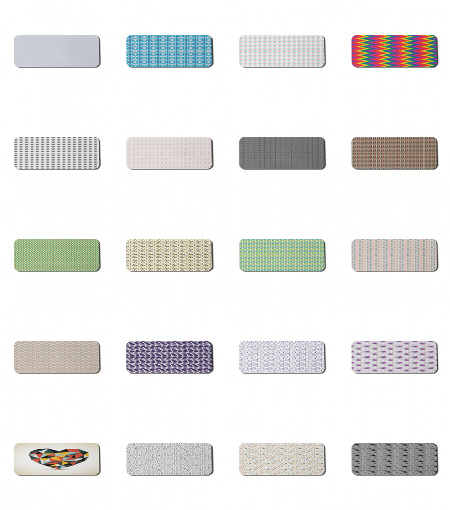 Ambesonne Geometric Items Rectangle Non-Slip Mousepad, 31