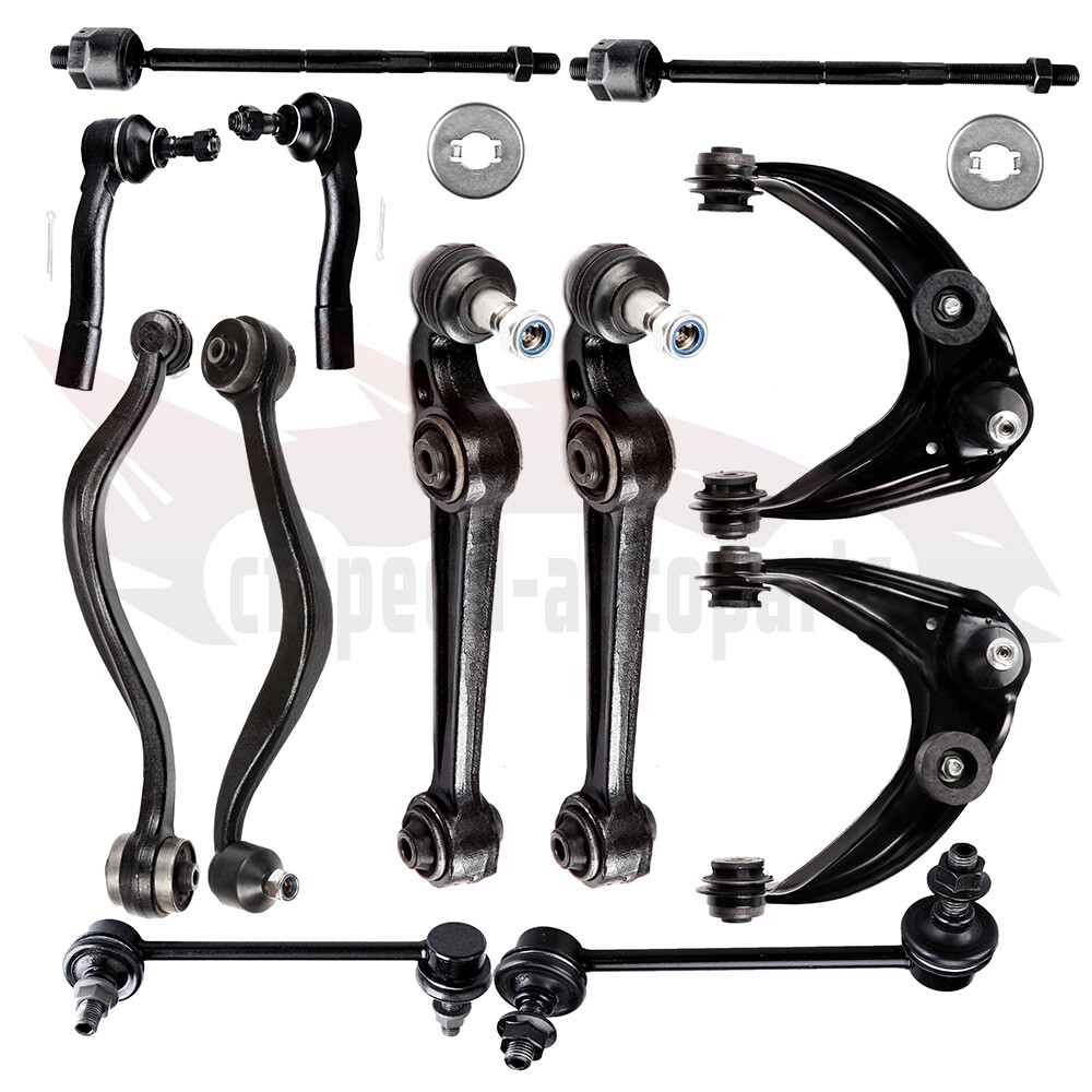 12Pcs Mazda 6 Suspension Kit - Front Upper Control Arms & Sway Bars 2003-2007
