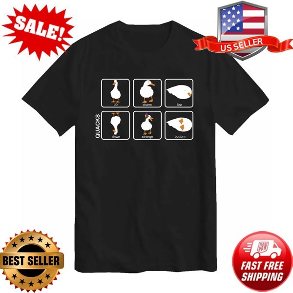 Quacks Funny Physics Pun Unisex T-Shirt