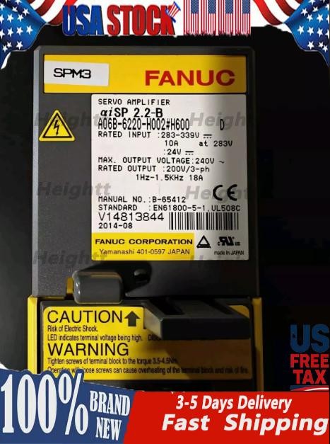 1pc FANUC Servo Drive A06B-6220-H002#H600 Brand New in box Expedited Shipping