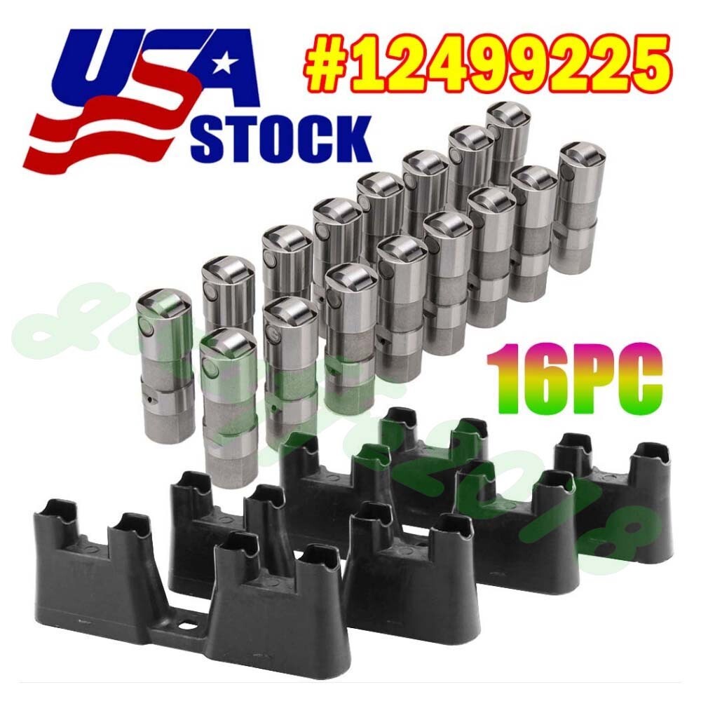 Hydraulic Roller Lifters Set 16 for Chevy 5.3 5.7 6.0 LS1 LS2 LS3 SBC LS7