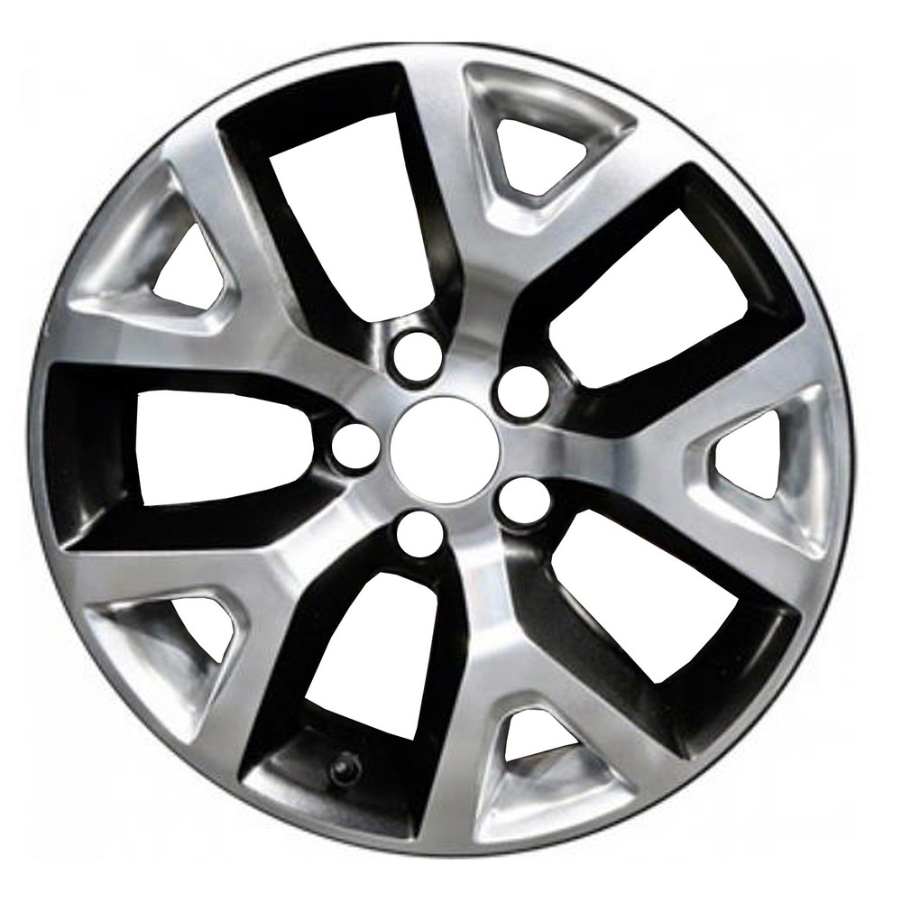 New 17x7.5 Polished Deep Matte-Black Wheel fits 2014-2018 Jeep Cherokee