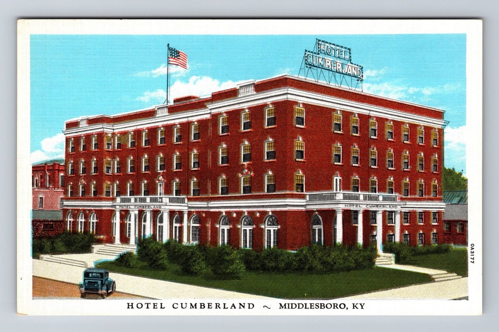 Middlesboro KY-Kentucky Hotel Cumberland Vintage Postcard