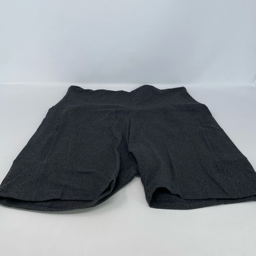 Heather Gray Women’s Biker Shorts w/ Pockets L-XL