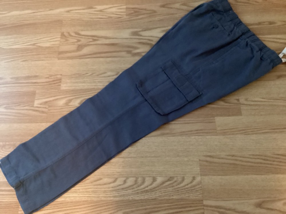 MENS SIZE 36/32 REG ROUNDTREE & YORKE CASUALS ARMY GREEN CARGO PANTS NEW