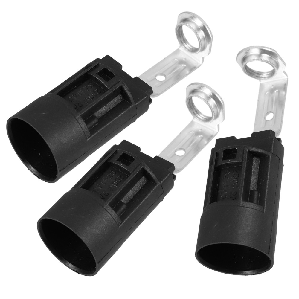 3Pcs Screw Base Light Socket Holder European Style Lamp Pipe Accessories