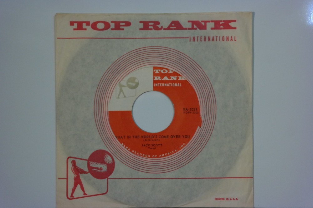 Jack Scott, Top Rank Label #2028 Classic 45 Record