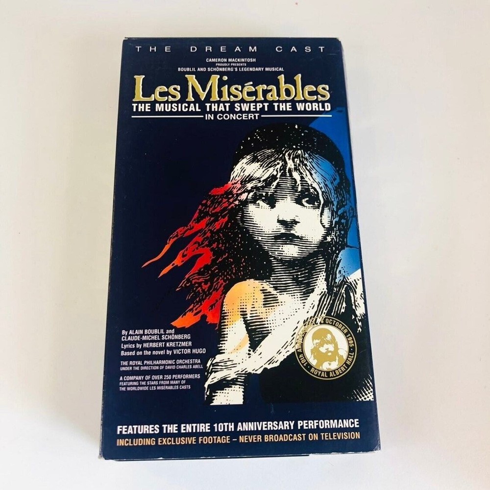 Les Miserables - In Concert VHS