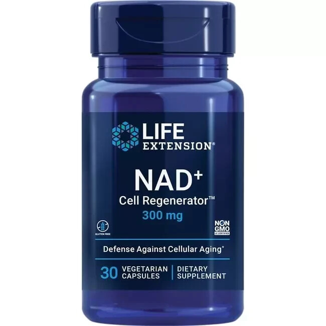 Life Extension Nad+ Cell Regenerator, GF, 300 mg / 30 Veg Caps