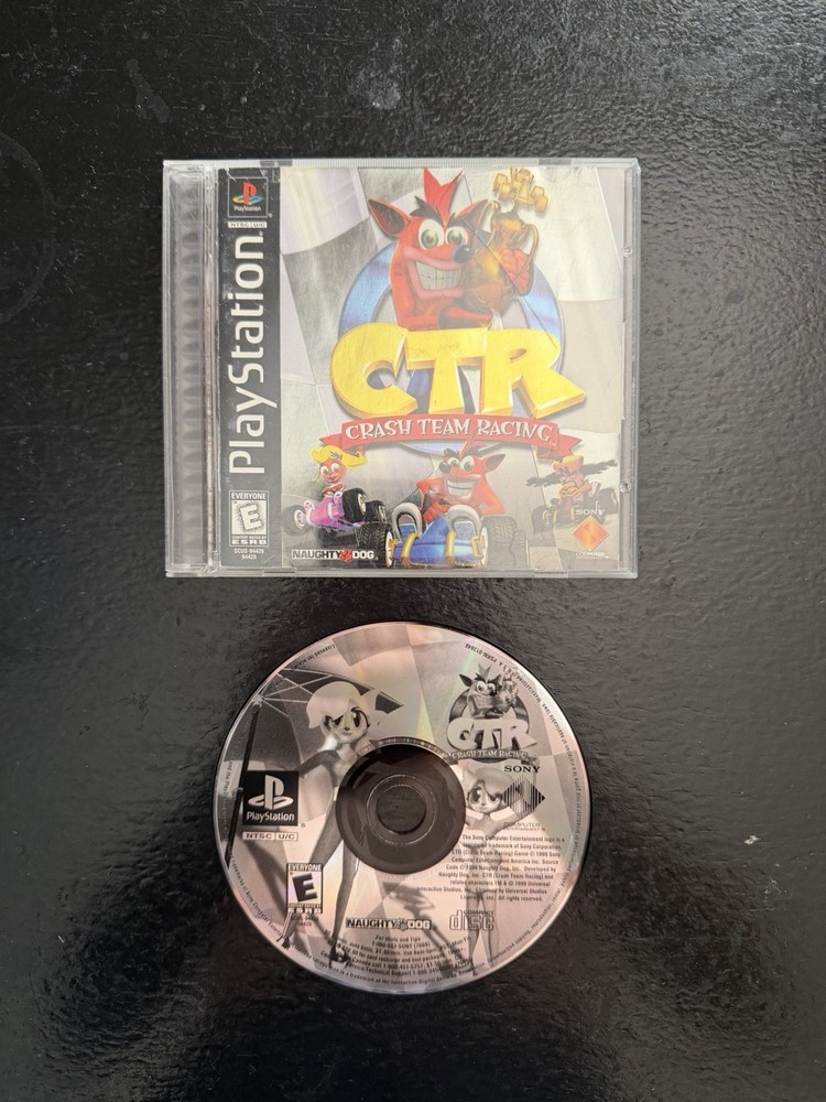 Crash Team Racing (Sony PlayStation 1 PS1, 1999)