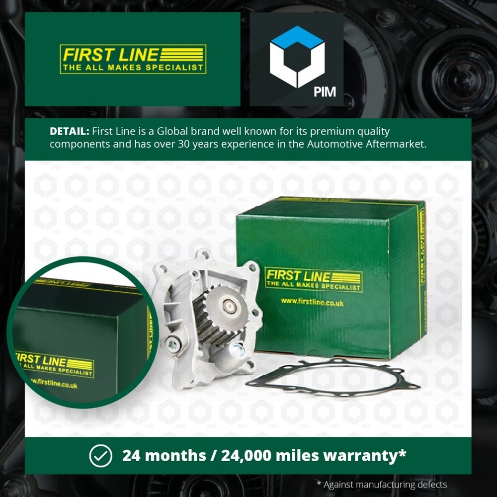 Water Pump fits VAUXHALL Coolant Firstline 03553082 1610278080 3553082 Quality