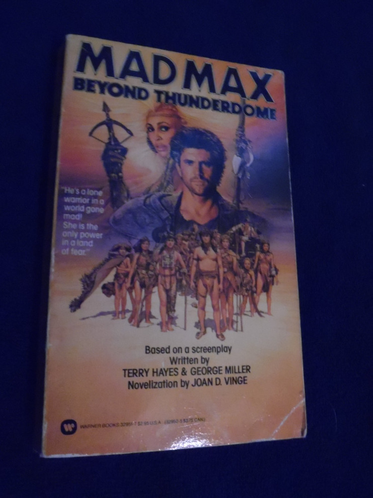 Mad Max Beyond Thunderdome Paperback Book Movie Tie-in Joan D Vinge
