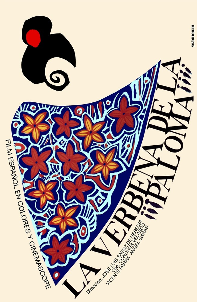 8725.La verbena de la paloma.spanish film.wig.POSTER.movie decor graphic art