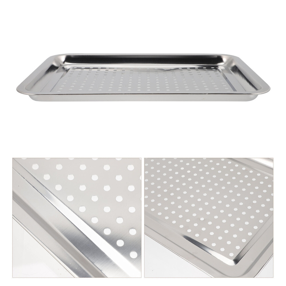 Stainless Steel Leak-Proof Grill Pan for Professional BBQ Cooking