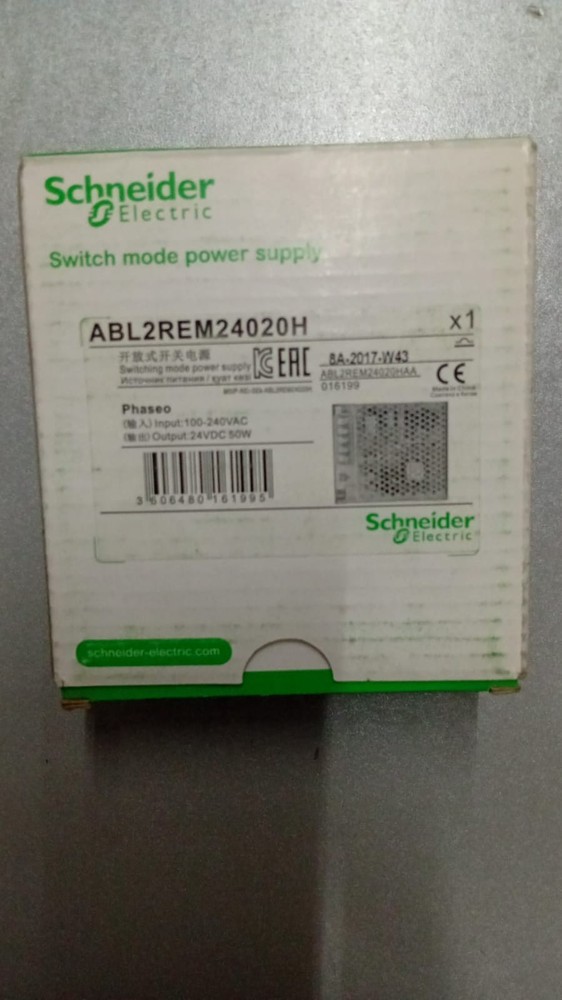 Schneider ABL2REM24020H - POWER SUPPLY 24V/50W - Made in China