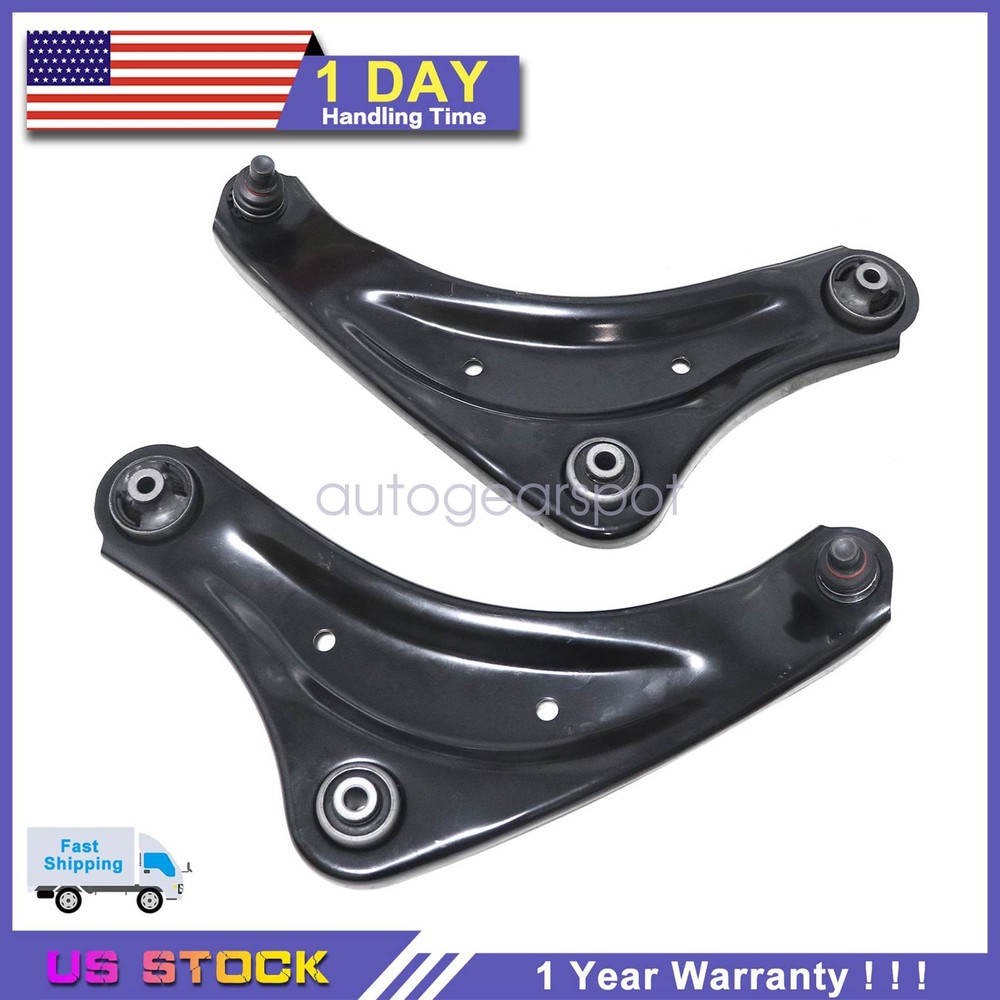 Front Left and Right Side Lower Control Arm Kit For Nissan Juke LEAF 2011-2017