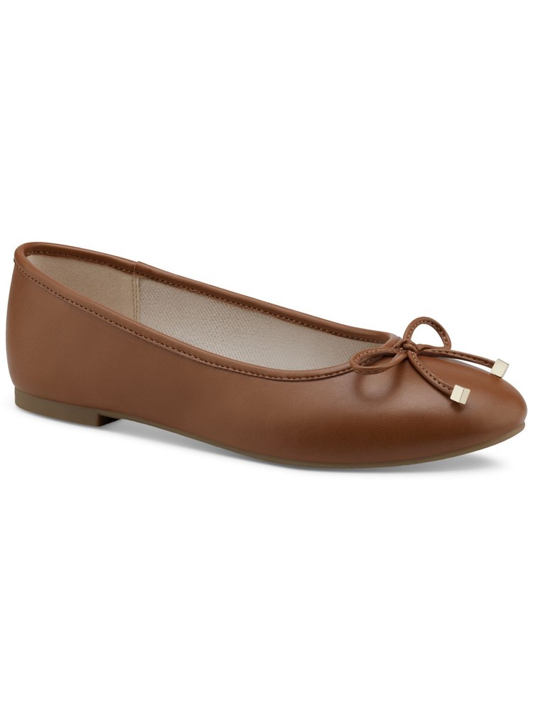 CHARTER CLUB Womens Brown Padded Kaii Round Toe Slip On Flats Shoes 5.5 M