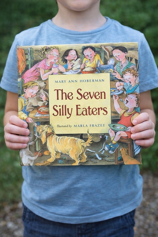 The Seven Silly Eaters  Hardcover By Hoberman, Mary Ann
