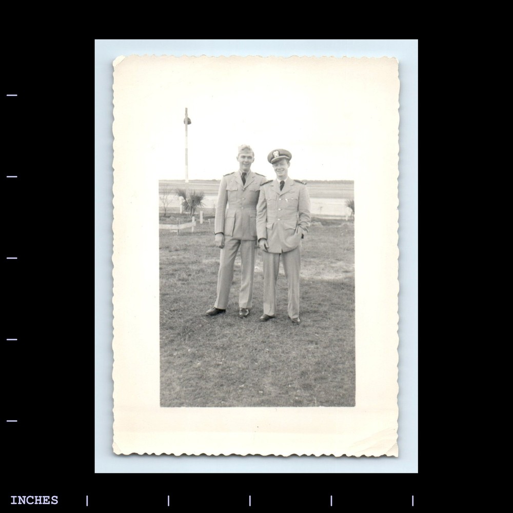 Old Vintage Photo ARMY MEN SOLDIERS IN UNIFORM