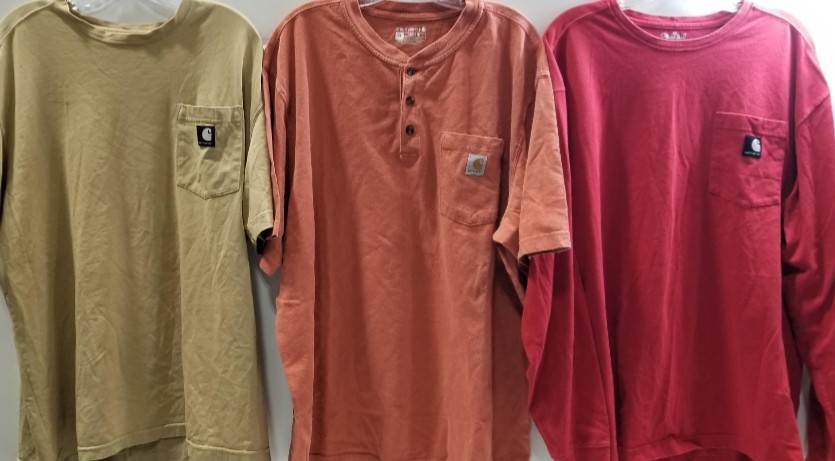 Carhartt Men's Shirts Size XL Lot of 3 Multi Color