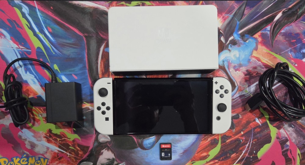 Nintendo Switch OLED Model Handheld Console 64GB - White With Harry Potter Game
