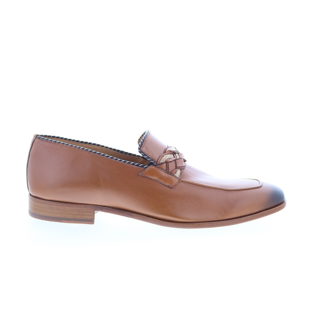 Mezlan Mez130 Mens Brown Leather Loafers & Slip Ons Penny Shoes 9